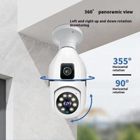 Binocular Wireless Dual-screen Camera Indoor Dual-light Full-color HD Night Vision