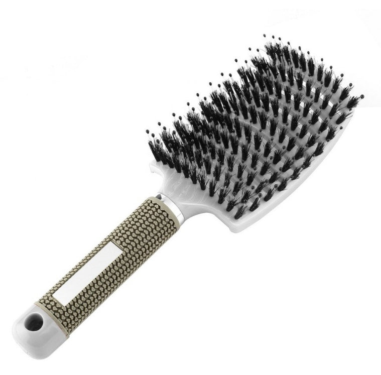 Women Detangler Hair Brush Bristle Nylon Scalp Massage