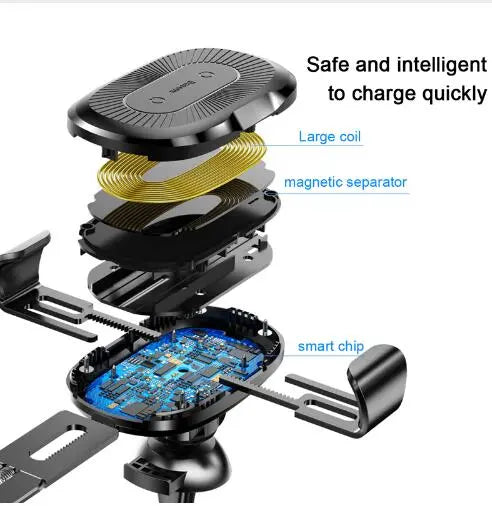 Gravity Bracket Wireless Charging Car Two-in-one Wireless Charging Bracket Charger Weselleverythingnow
