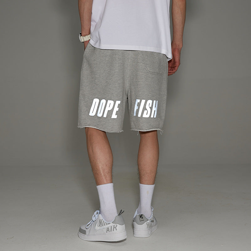 Loose knit shorts