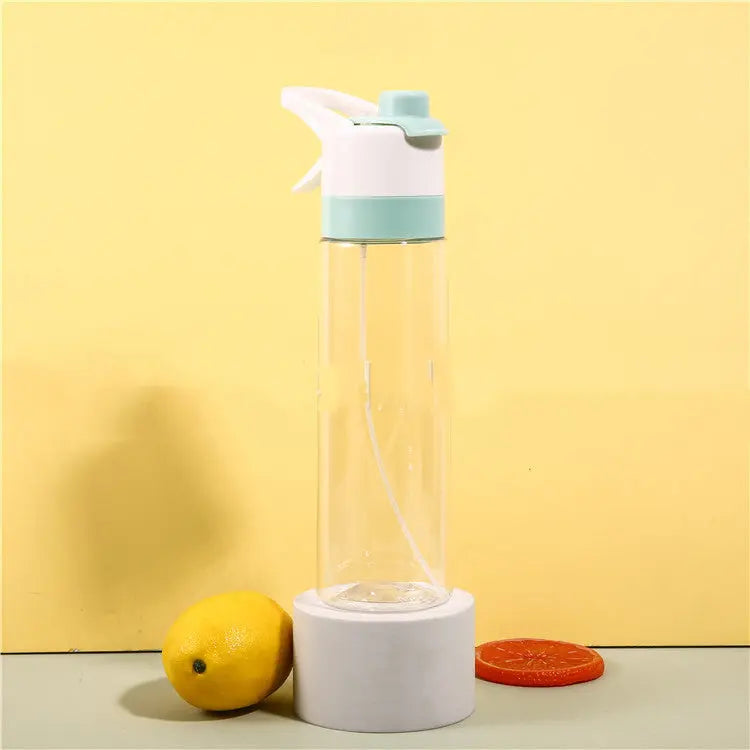 Spray Water Bottle For Girls Outdoor Sport Fitness Water Cup Large Capacity Spray Bottle Drinkware Travel Bottles Kitchen Gadgets Weselleverythingnow