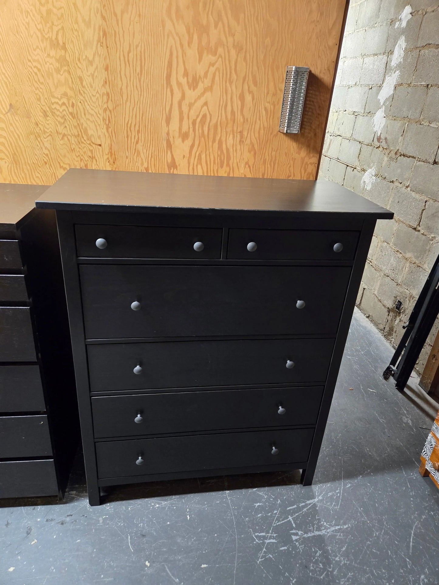 IKEA HEMNES 6 DRAW DRESSER BLACK Weselleverythingnow