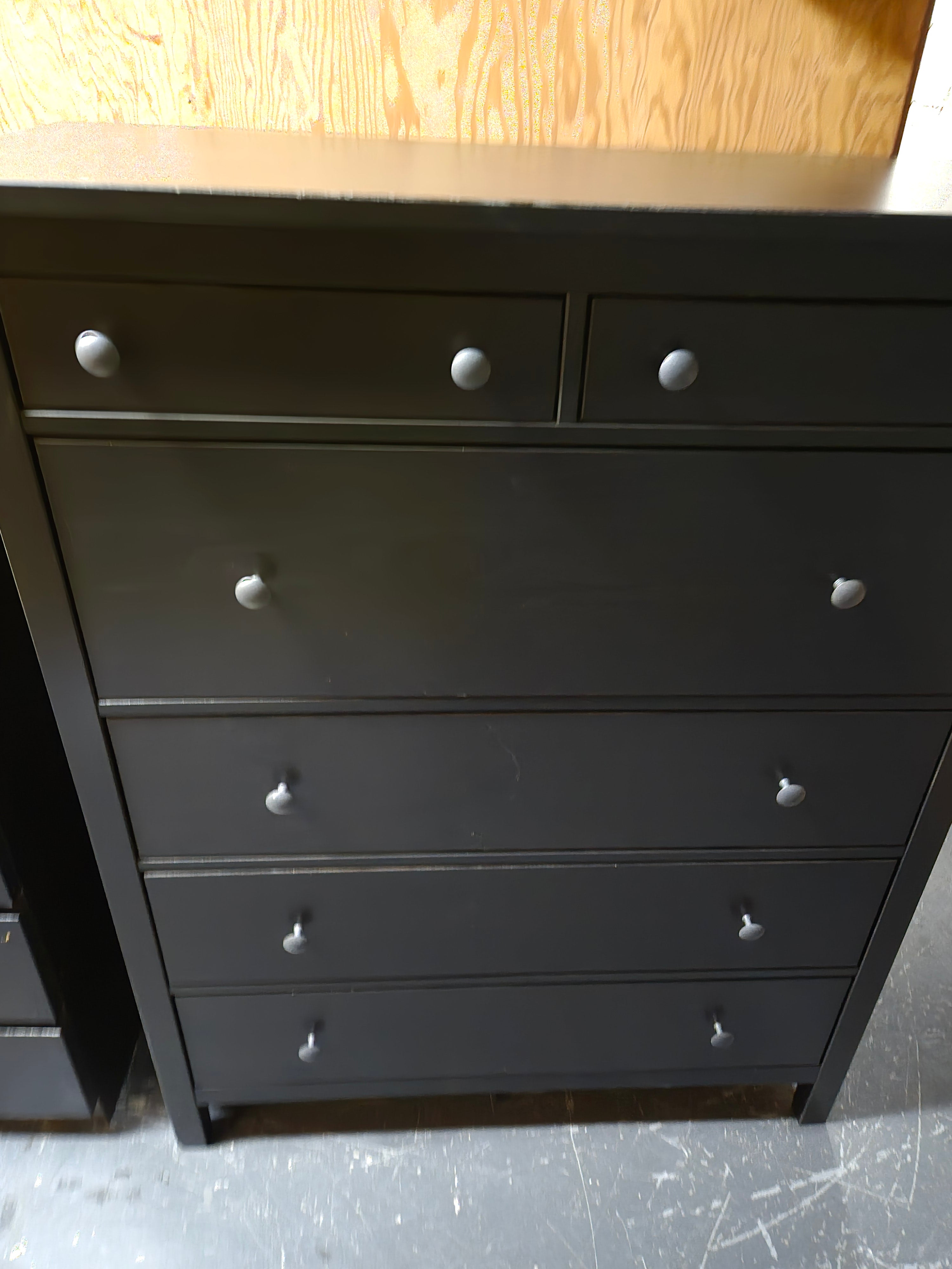 IKEA HEMNES 6 DRAW DRESSER BLACK