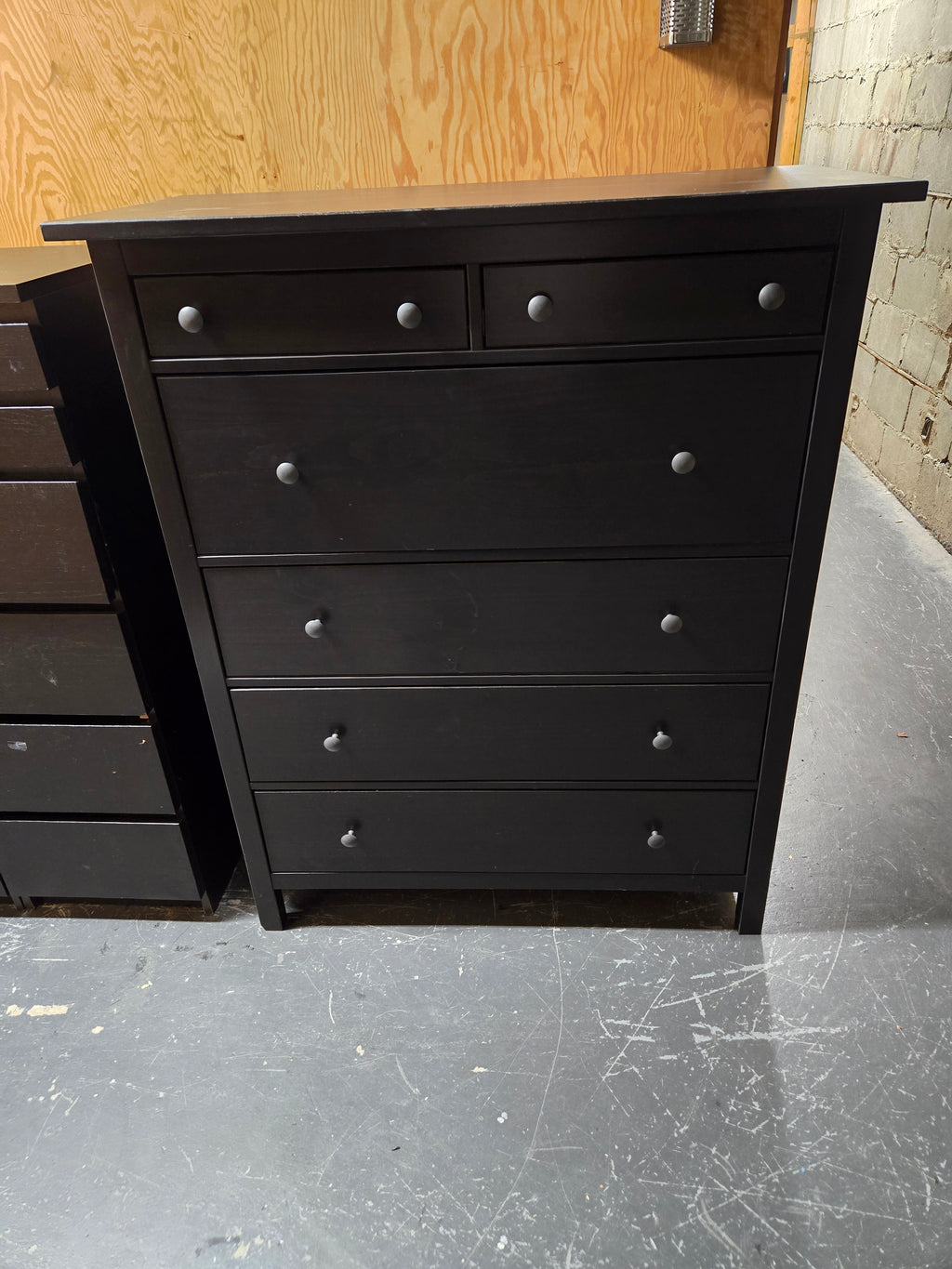 IKEA HEMNES 6 DRAW DRESSER BLACK