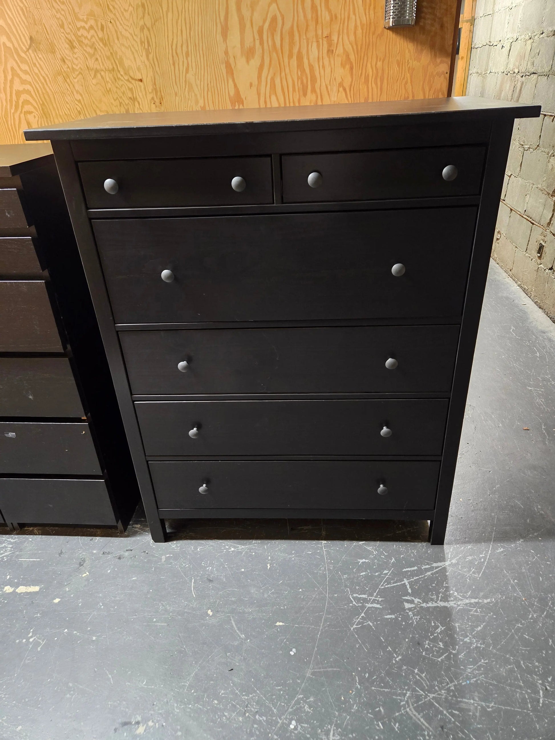 IKEA HEMNES 6 DRAW DRESSER BLACK Weselleverythingnow