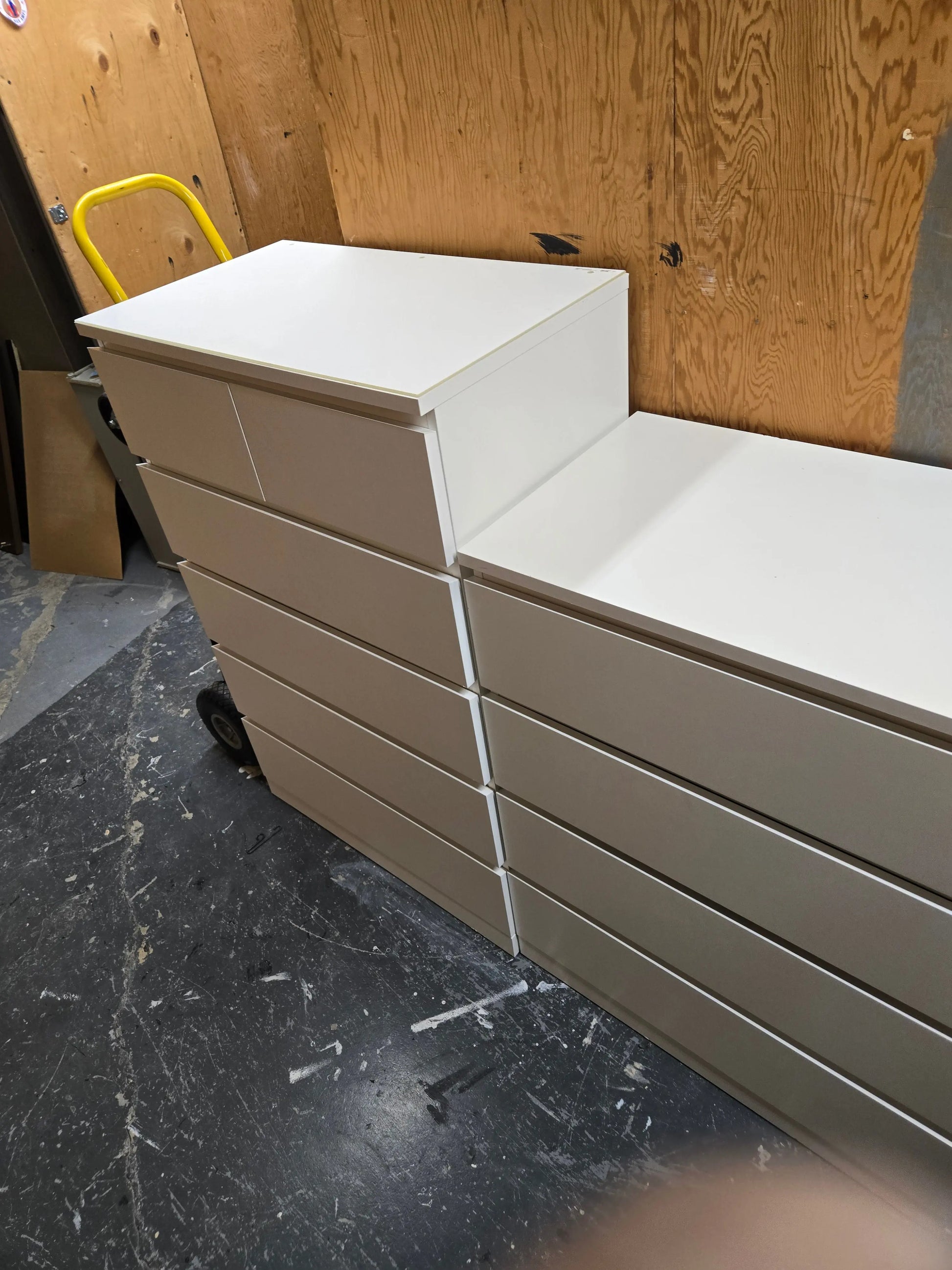 MALM 6 DRAW DRESSER WHITE OR BLACK Weselleverythingnow