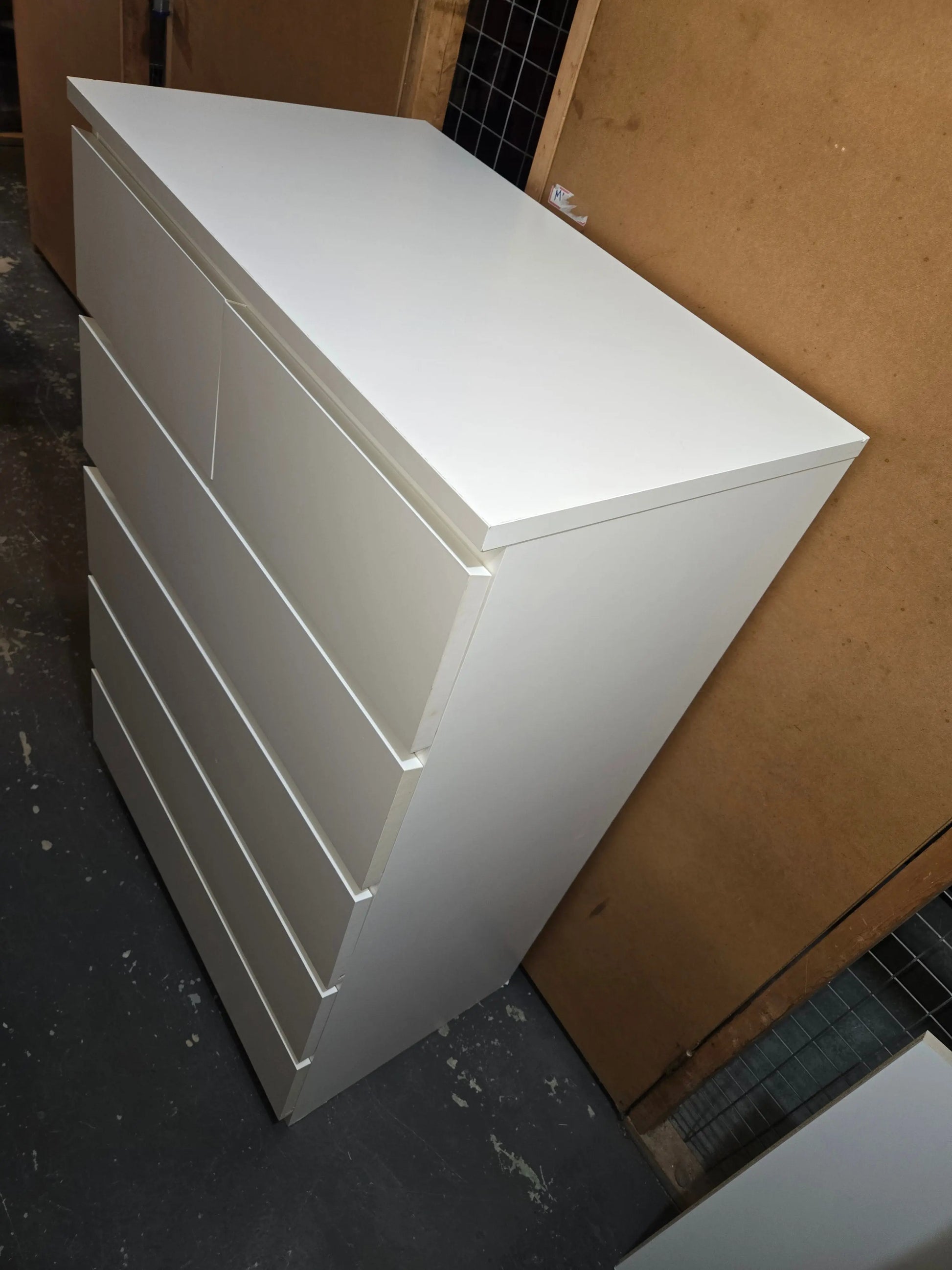 MALM 6 DRAW DRESSER WHITE OR BLACK Weselleverythingnow