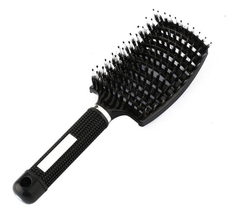 Women Detangler Hair Brush Bristle Nylon Scalp Massage
