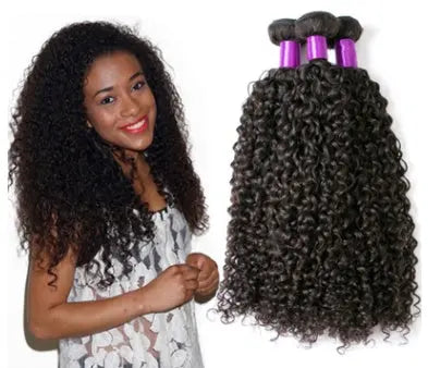 Brazilian Virgin Human Hair Kinky Curly Brazil Real Wig Hair Curtain Weselleverythingnow