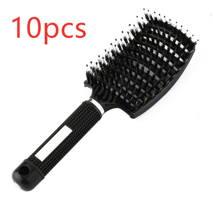 Women Detangler Hair Brush Bristle Nylon Scalp Massage