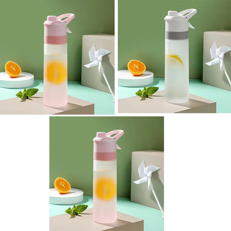 Spray Water Bottle For Girls Outdoor Sport Fitness Water Cup Large Capacity Spray Bottle Drinkware Travel Bottles Kitchen Gadgets Weselleverythingnow