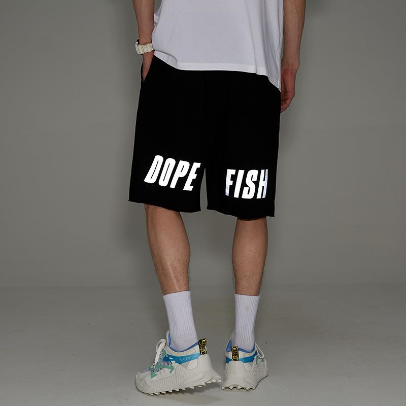Loose knit shorts