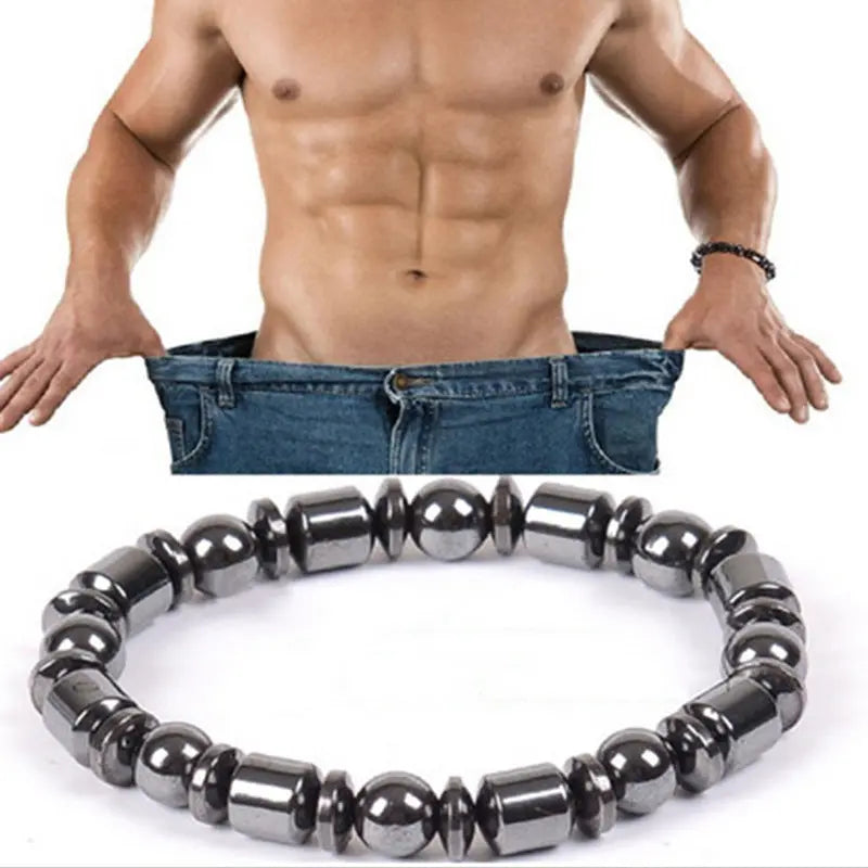 Weight Loss Magnet Bracelets For Women Men Pentagram Stone Magnetic Therapy Bracelets Pain Relief Slimming Health Jewelry Weselleverythingnow