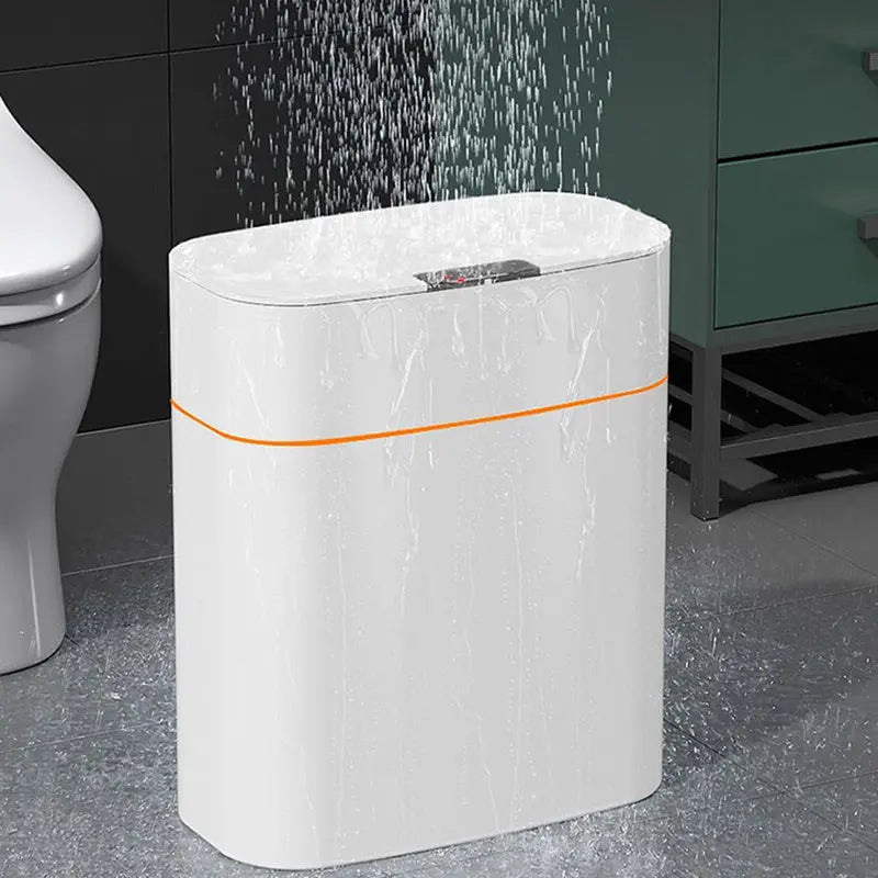 Smart Trash Can With Lid For Bedroom And Living Room Kitchen Storage Box Trash Can Induction Small Car Box Automatic Smart Dustbin Smart Trash Bin Weselleverythingnow