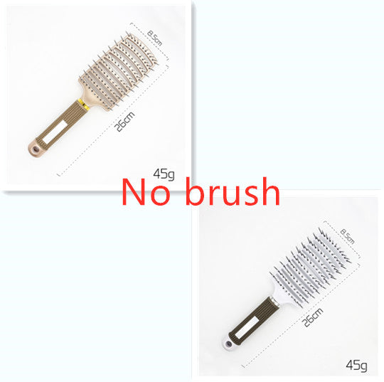 Women Detangler Hair Brush Bristle Nylon Scalp Massage