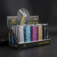 USB Rechargeable Windproof Cigarette Lighter – Single or 20-Pack