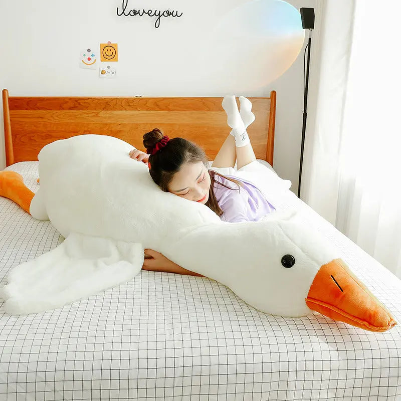 Cute Big White Geese Pillow Plush Toy Weselleverythingnow