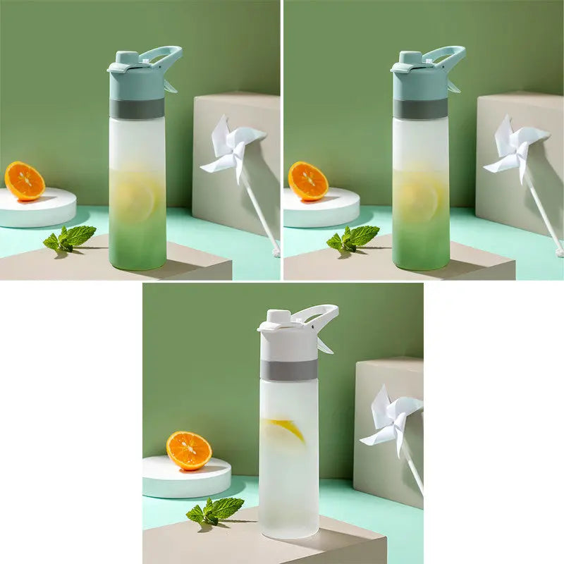 Spray Water Bottle For Girls Outdoor Sport Fitness Water Cup Large Capacity Spray Bottle Drinkware Travel Bottles Kitchen Gadgets Weselleverythingnow