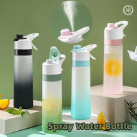 Spray Water Bottle For Girls Outdoor Sport Fitness Water Cup Large Capacity Spray Bottle Drinkware Travel Bottles Kitchen Gadgets Weselleverythingnow
