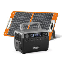 Flashfish 300W Power Station + 60W Solar Panel 230.4Wh LiFePO4 (Peak 600W) Solar Generator AC Outlets Portable Power Station,Power Bank, Battery Backup For Hurricane Emergency/Outdoor Camping Weselleverythingnow