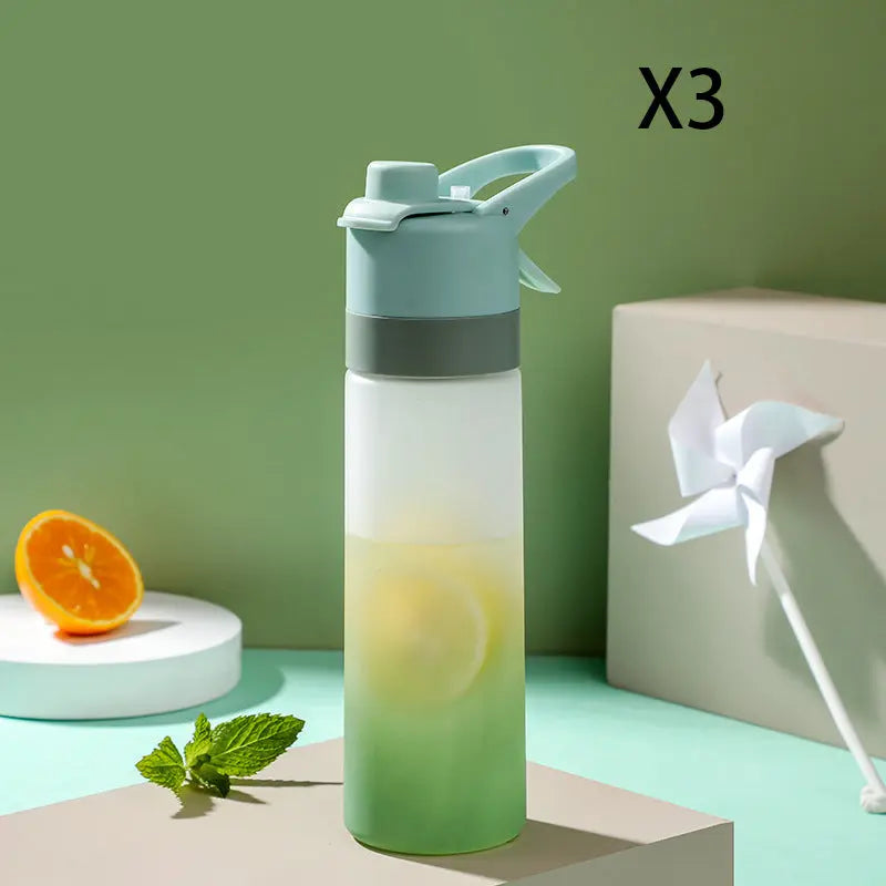 Spray Water Bottle For Girls Outdoor Sport Fitness Water Cup Large Capacity Spray Bottle Drinkware Travel Bottles Kitchen Gadgets Weselleverythingnow