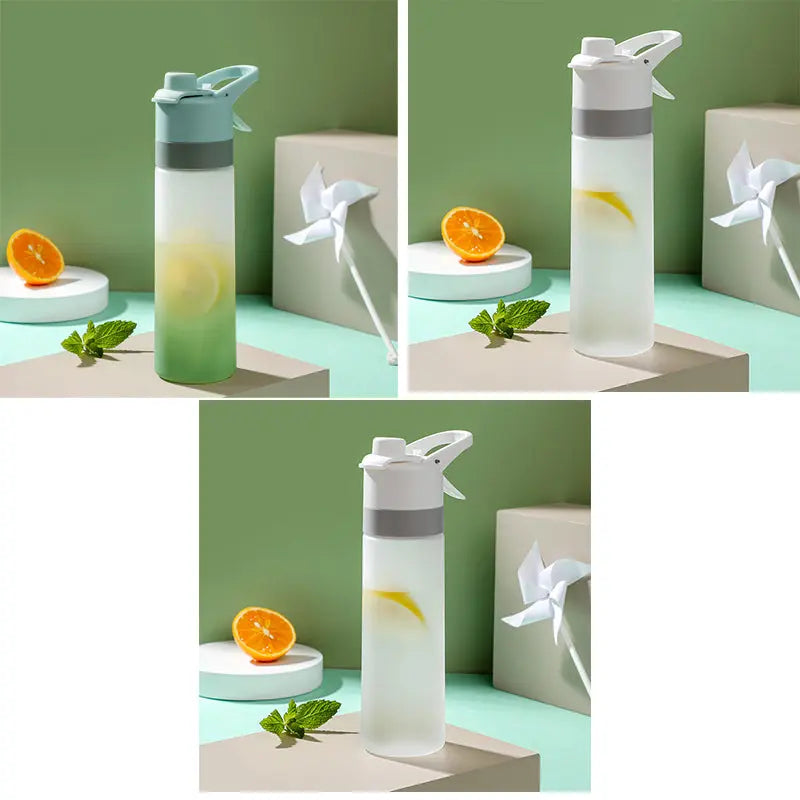 Spray Water Bottle For Girls Outdoor Sport Fitness Water Cup Large Capacity Spray Bottle Drinkware Travel Bottles Kitchen Gadgets Weselleverythingnow