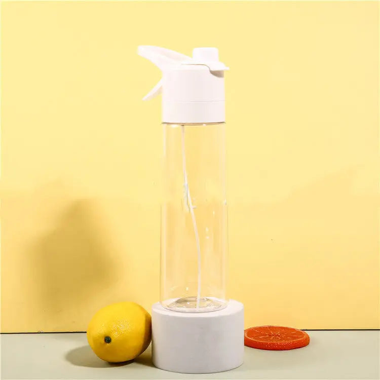 Spray Water Bottle For Girls Outdoor Sport Fitness Water Cup Large Capacity Spray Bottle Drinkware Travel Bottles Kitchen Gadgets Weselleverythingnow