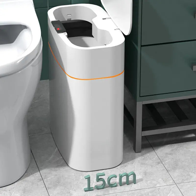 Smart Trash Can With Lid For Bedroom And Living Room Kitchen Storage Box Trash Can Induction Small Car Box Automatic Smart Dustbin Smart Trash Bin Weselleverythingnow