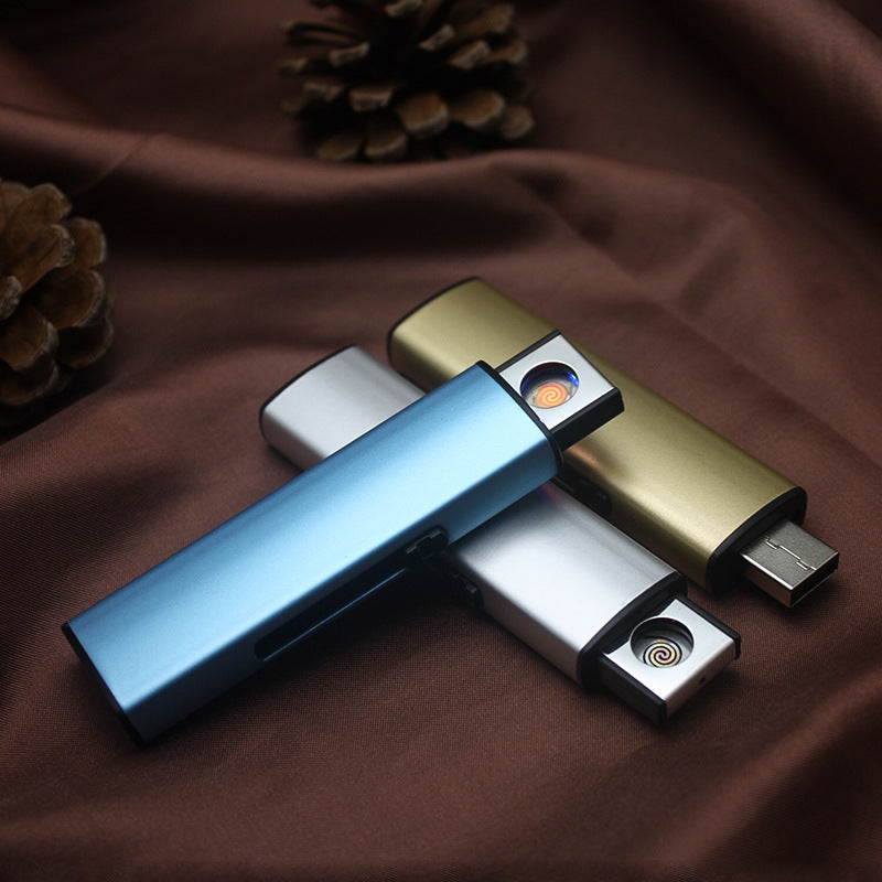 USB Rechargeable Windproof Cigarette Lighter – Single or 20-Pack