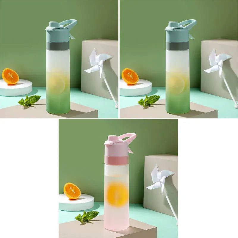 Spray Water Bottle For Girls Outdoor Sport Fitness Water Cup Large Capacity Spray Bottle Drinkware Travel Bottles Kitchen Gadgets Weselleverythingnow