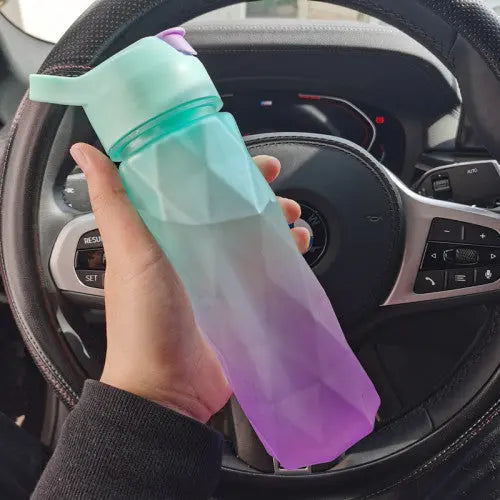 Spray Water Bottle For Girls Outdoor Sport Fitness Water Cup Large Capacity Spray Bottle Drinkware Travel Bottles Kitchen Gadgets Weselleverythingnow