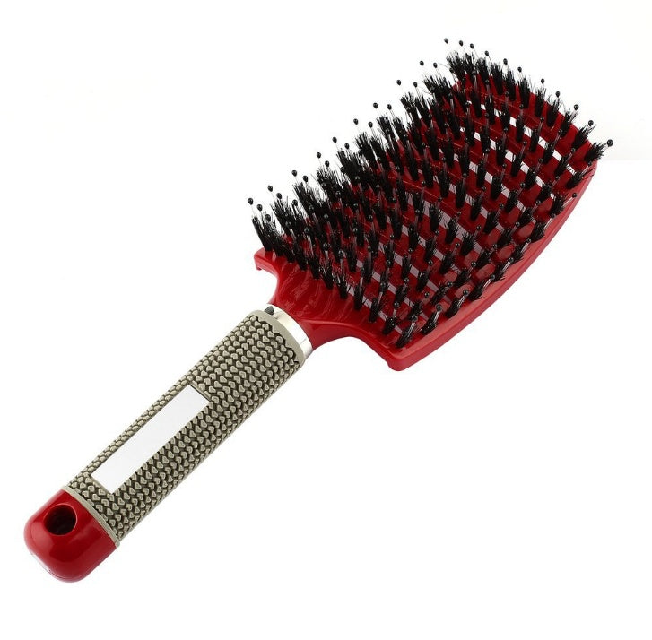 Women Detangler Hair Brush Bristle Nylon Scalp Massage
