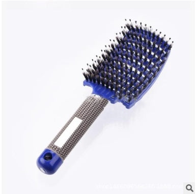 Women Detangler Hair Brush Bristle Nylon Scalp Massage