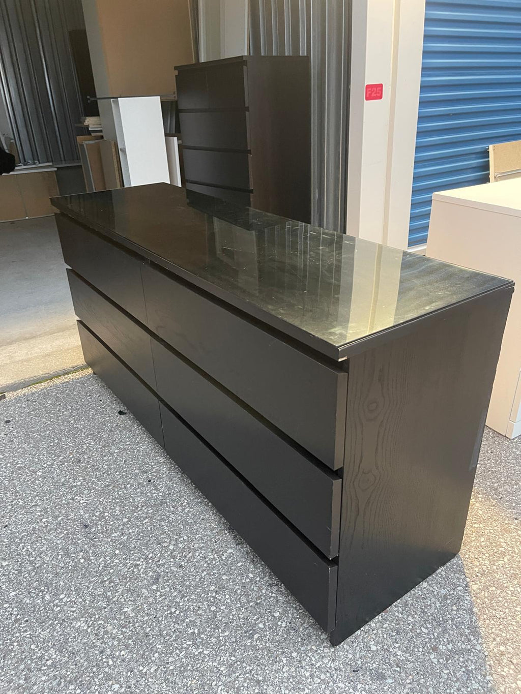 IKEA MALM 6 DRAW DRESSER WHITE OR BLACK