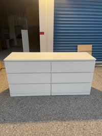IKEA MALM 6 DRAW DRESSER WHITE OR BLACK Weselleverythingnow