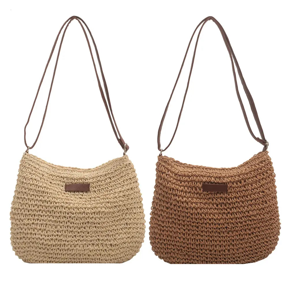 Niche Design Vacation Straw Tote Bag Weselleverythingnow