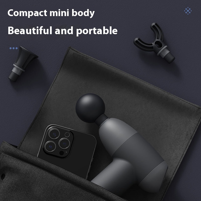 Mini USB Massage Gun Portable Fascia Relaxer For Neck & Shoulder