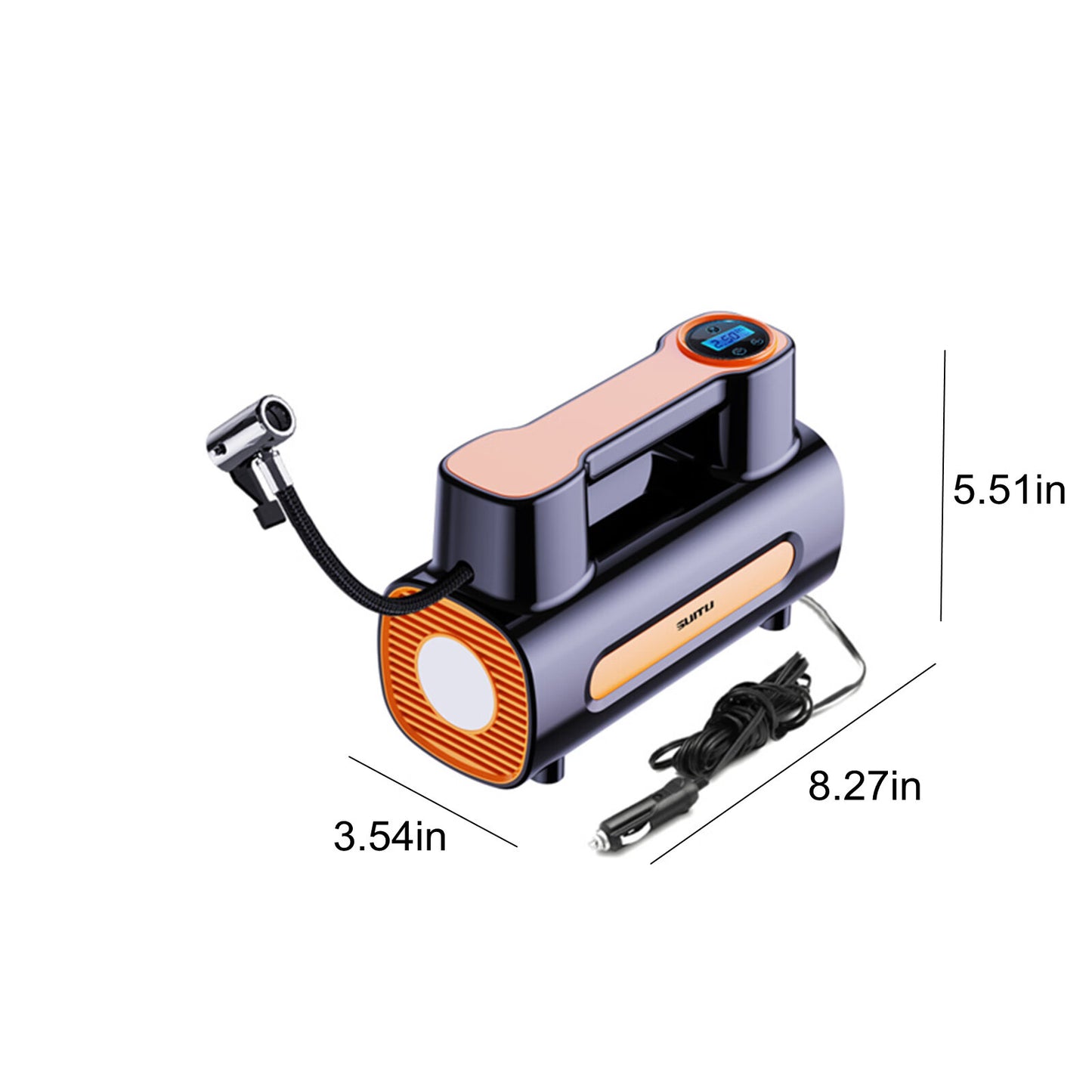 Tire Inflator 12V DC Portable Compressor
