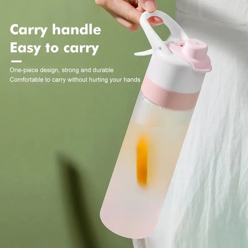 Spray Water Bottle For Girls Outdoor Sport Fitness Water Cup Large Capacity Spray Bottle Drinkware Travel Bottles Kitchen Gadgets Weselleverythingnow