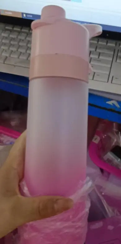 Spray Water Bottle For Girls Outdoor Sport Fitness Water Cup Large Capacity Spray Bottle Drinkware Travel Bottles Kitchen Gadgets Weselleverythingnow