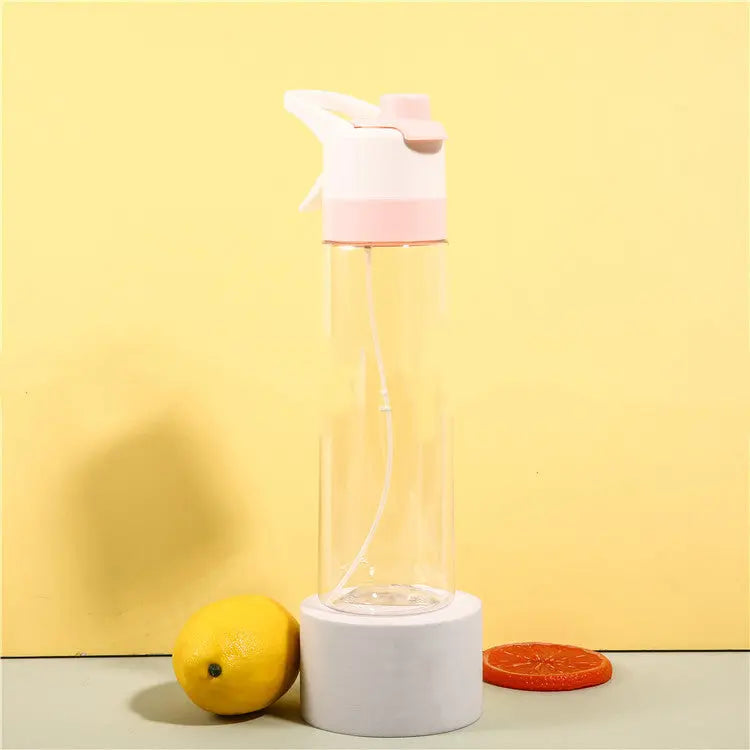 Spray Water Bottle For Girls Outdoor Sport Fitness Water Cup Large Capacity Spray Bottle Drinkware Travel Bottles Kitchen Gadgets Weselleverythingnow