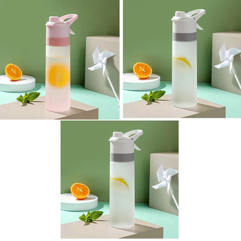 Spray Water Bottle For Girls Outdoor Sport Fitness Water Cup Large Capacity Spray Bottle Drinkware Travel Bottles Kitchen Gadgets Weselleverythingnow