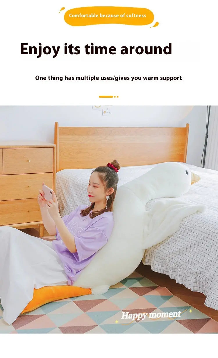 Cute Big White Geese Pillow Plush Toy Weselleverythingnow