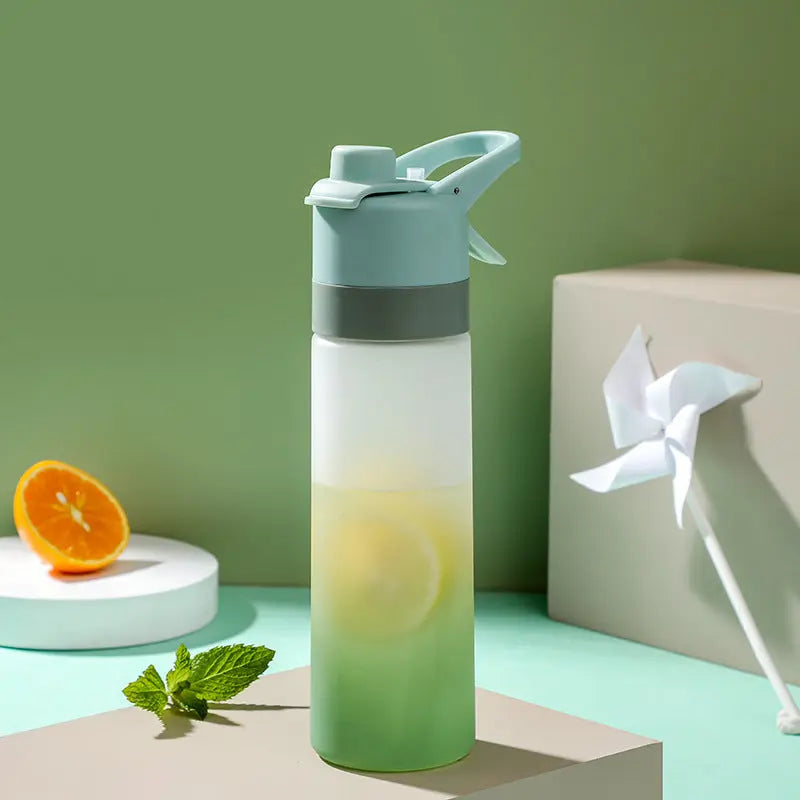 Spray Water Bottle For Girls Outdoor Sport Fitness Water Cup Large Capacity Spray Bottle Drinkware Travel Bottles Kitchen Gadgets Weselleverythingnow